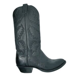 Panhandle Slim Men's Lizard Leather Western Rodeo Pull On Cowboy Boots Sz 7.5